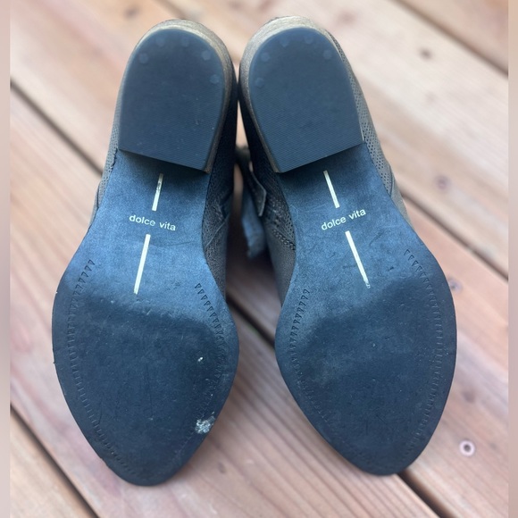 Dolce Vita brown leather ankle booties - Picture 8 of 9